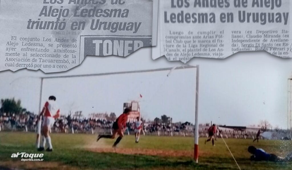 Un día como hoy, hace 33 años, Los Andes de Alejo Ledesma pisó fuerte en Uruguay.
