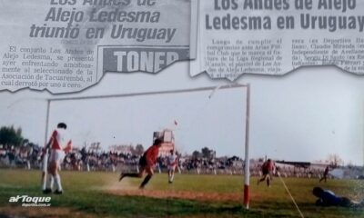 Un día como hoy, hace 33 años, Los Andes de Alejo Ledesma pisó fuerte en Uruguay.