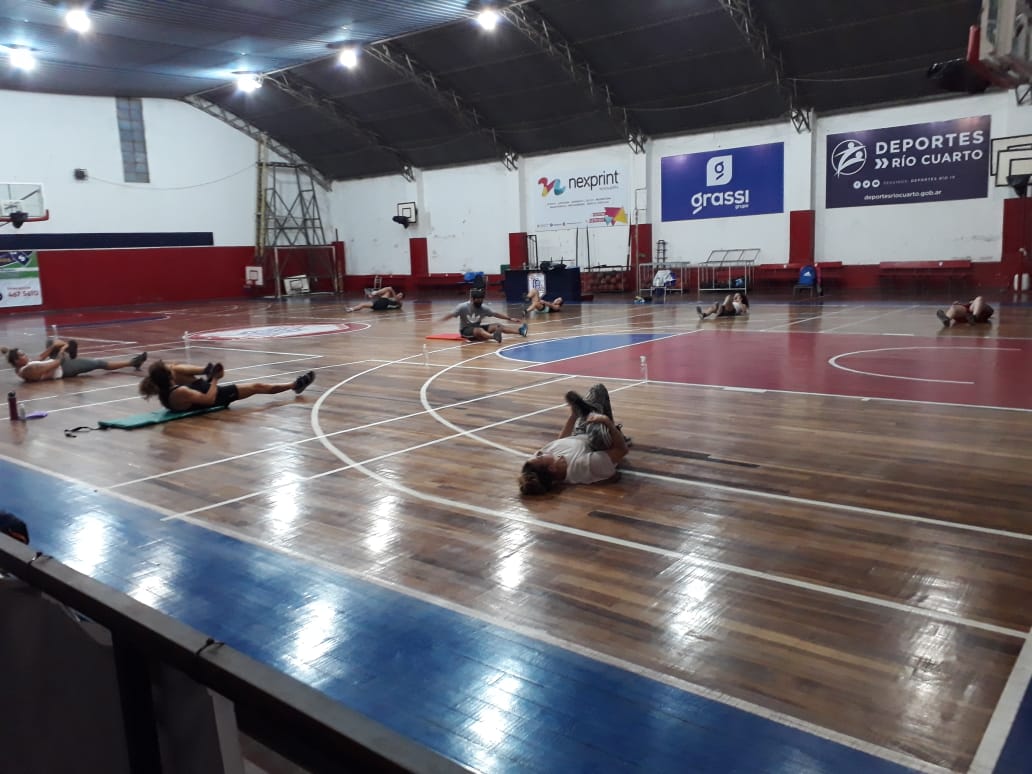 El club Gorriones volvió a los entrenamientos con el debido protocolo sanitario.