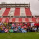 Imagen del Encuentro de Mujeres Asociadas a Clubes de Fútbol realizado en Unión de Santa Fe durante 2018.