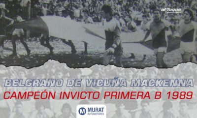 Hace 31 años, Belgrano de Mackenna ratificó su buen fútbol con el torneo del '89.