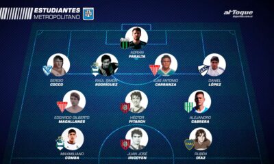 El once metropolitano. Los jugadores que pasaron desde Estudiantes a clubes de Buenos Aires.
