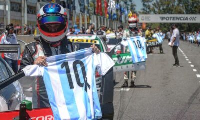 El Gálvez de Buenos Aires también homenajeó a Maradona en el TC y Súper TC2000.