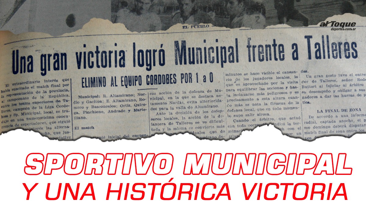 Un día como hoy, en 1945, Municipal dio el batacazo ante Talleres.