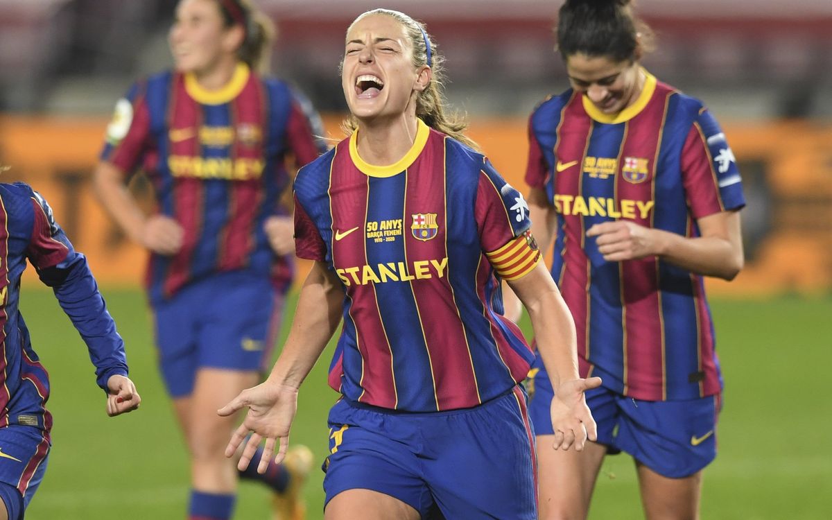 Alexia Putellas, la capitana que se convirtió en la primera jugadora en marcar un gol oficial en el Camp Nou.