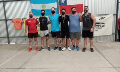 Algunos de los participantes del torneo de bádminton realizado en Las Acequias el último fin de semana.