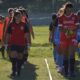 En el encuentro de la primera división, las dirigidas por Delfina Leal ganaron por 3 a 0.