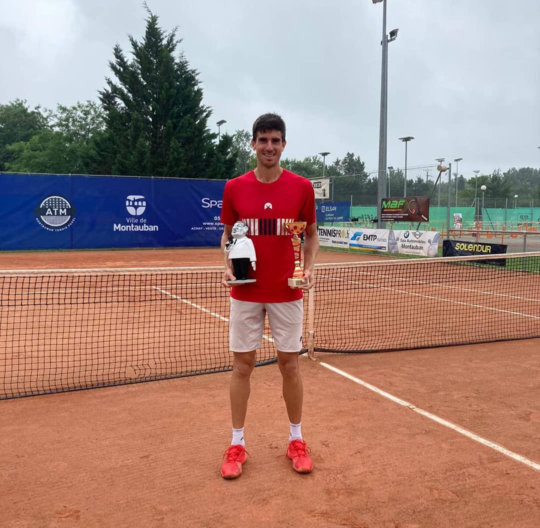 Franco Agamenone, campeón del M-25 de Montauban.