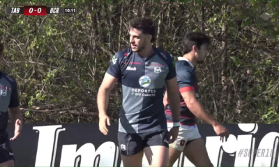 Eugenio Achilli marcó el primer try "lechuza" ante La Tablada.