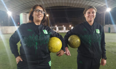 Paola Durán y Marianella Miretti, DT y ayudante de Sportivo Belgrano.
