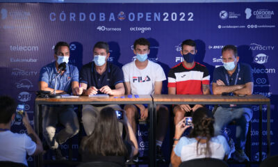 Se sorteó el Córdoba Open 2022 en conferencia de prensa.