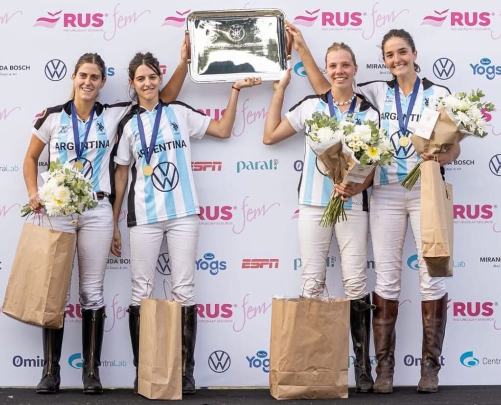 Argentina, campeón del primer mundial de polo femenino.