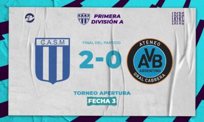 San Martín lo madrugó a Ateneo.