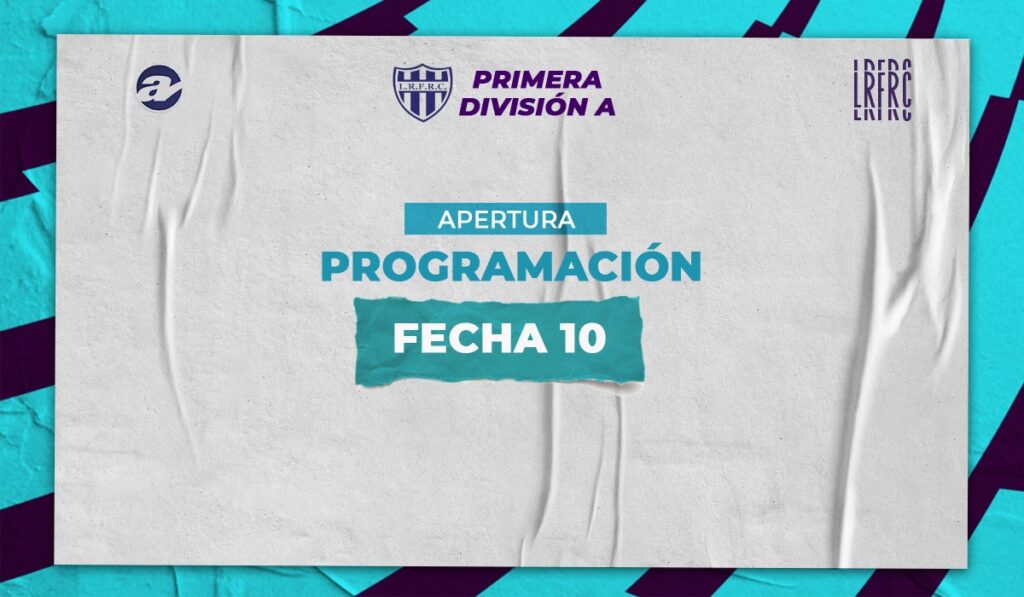 Jornada desdoblada para la fecha 10 del Apertura.