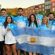 Los representantes argentinos en el Mundial de Atletismo en Oregon, Estados Unidos.