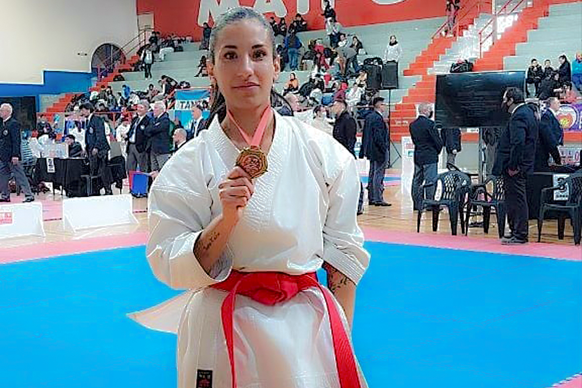 Julieta Mancilla, campeona nacional en Maipú, Mendoza.