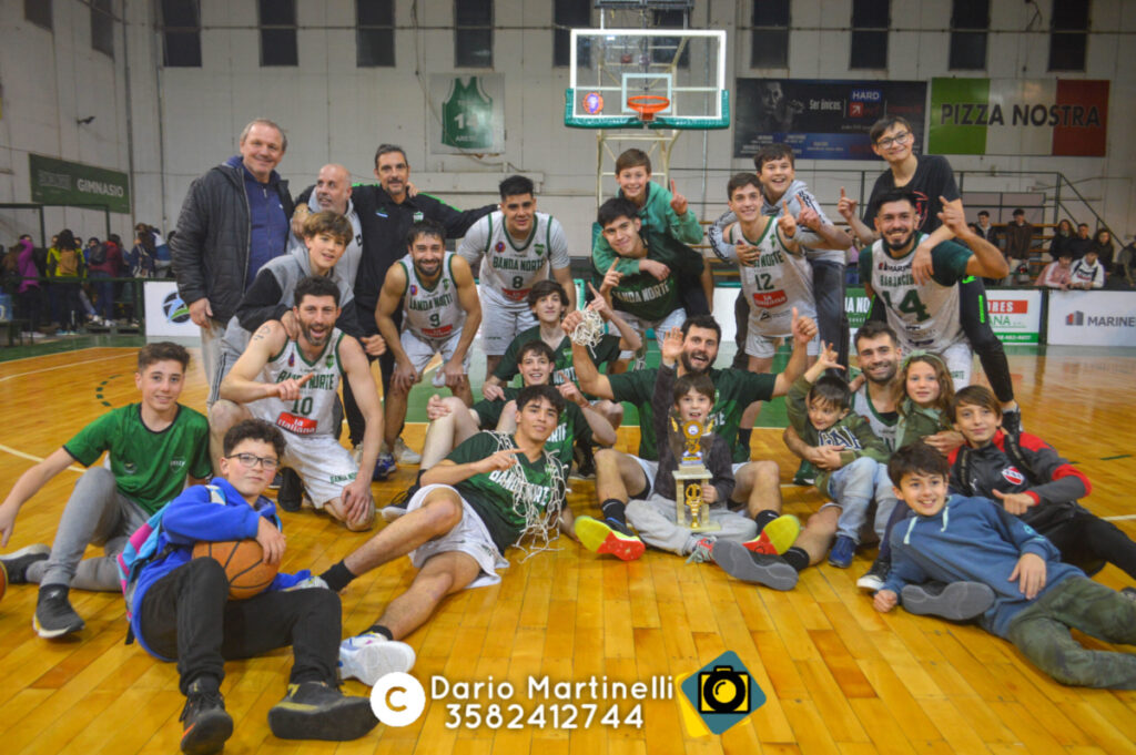 Banda Norte se consagró campeón del Torneo Apertura de la Asociación Riocuartense de Básquet.