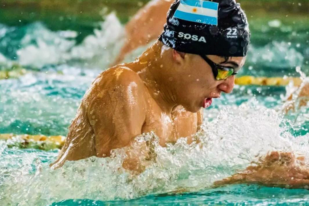 Felipe Sosa, nadador riocuartense.