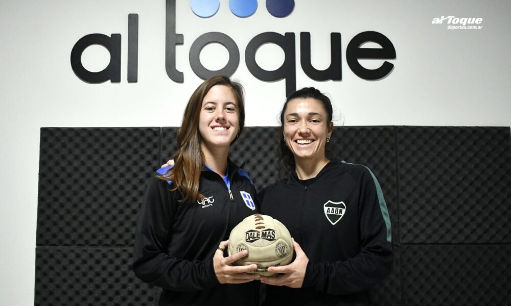 Pilar Agote y Delfina Vettore, amigas y rivales este domingo.