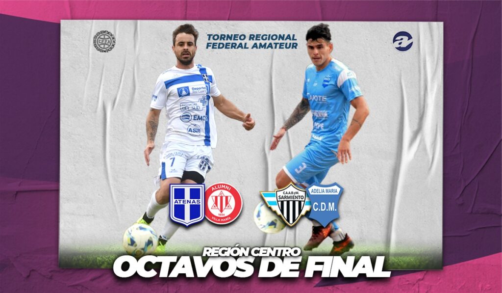 Atenas y Municipal de Adelia María conocen a sus rivales de octavos
