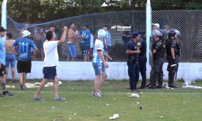Los disturbios, la mancha negra en los festejos.