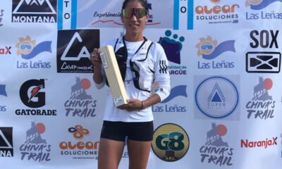 Rosa Godoy campeona argentina de kilómetro vertical en Mendoza.