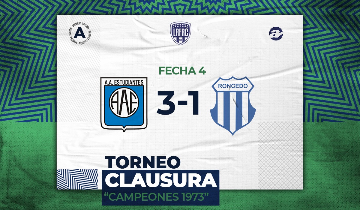 Estudiantes cobró vida ante Roncedo.