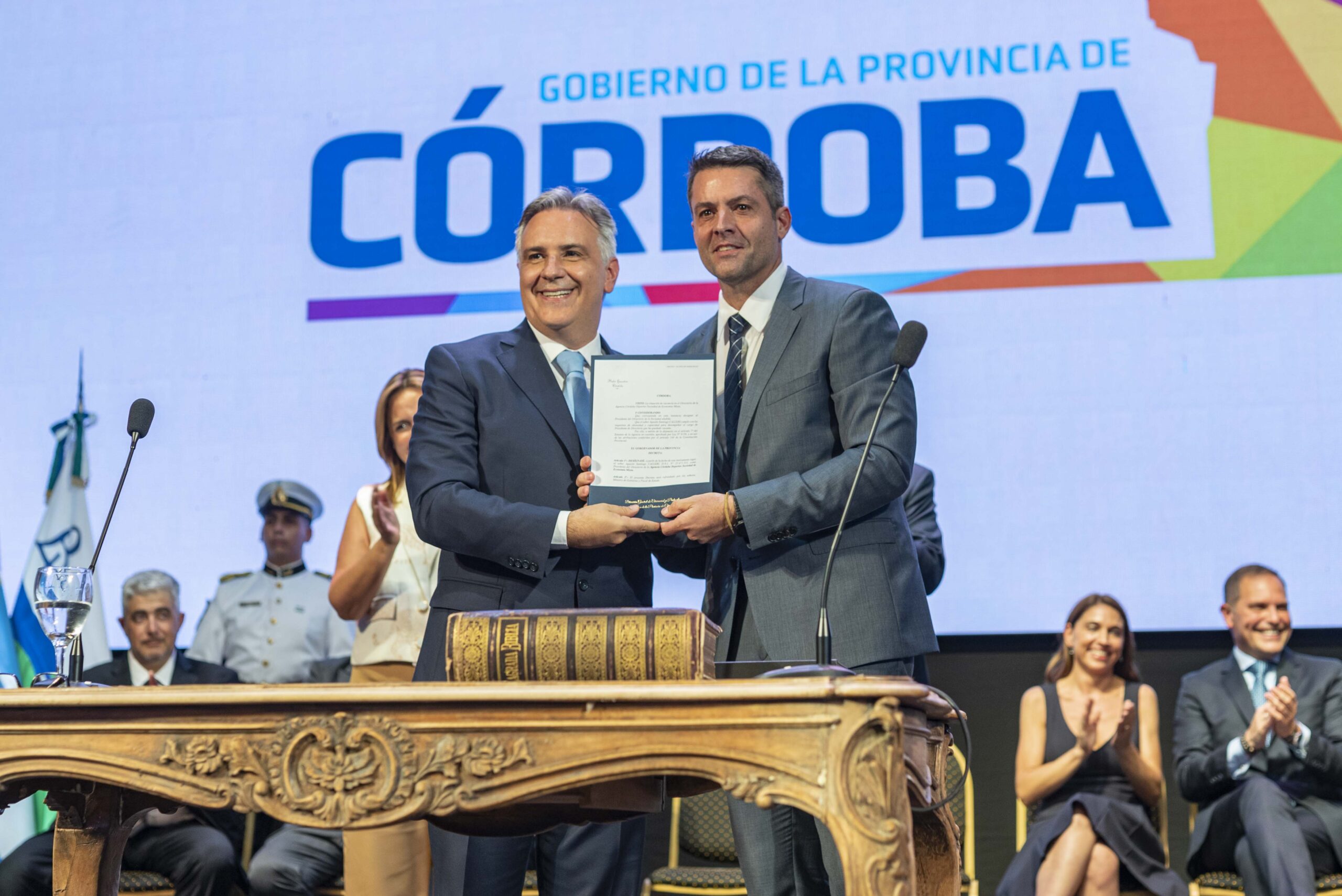 Agustín Calleri asumió la presidencia de la Agencia Córdoba Deportes.