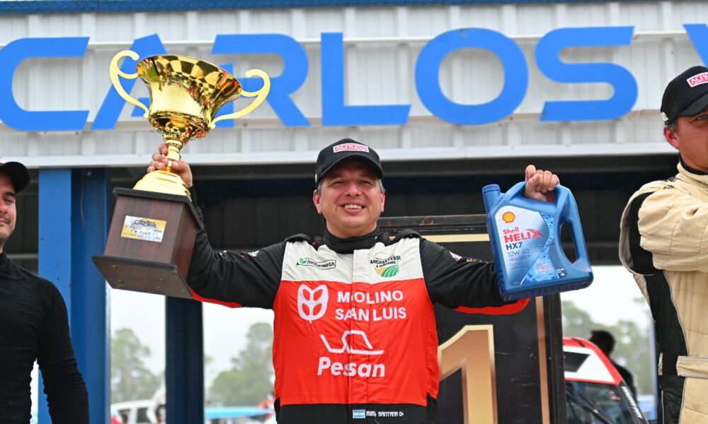 El piloto de Laboulaye tuvo un fin de semana perfecto y se quedó con el campeonato de la Clase 2.