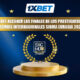 1xBet alcanzó las finales de los prestigiosos premios internacionales SiGMA Eurasia 2024
