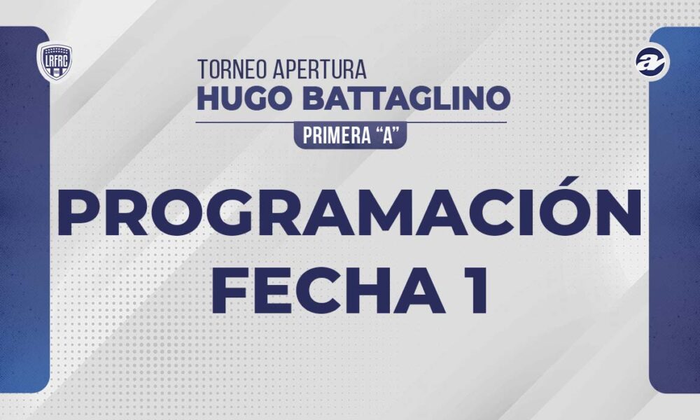 Así se juega la primera fecha del Apertura – Al Toque Deportes