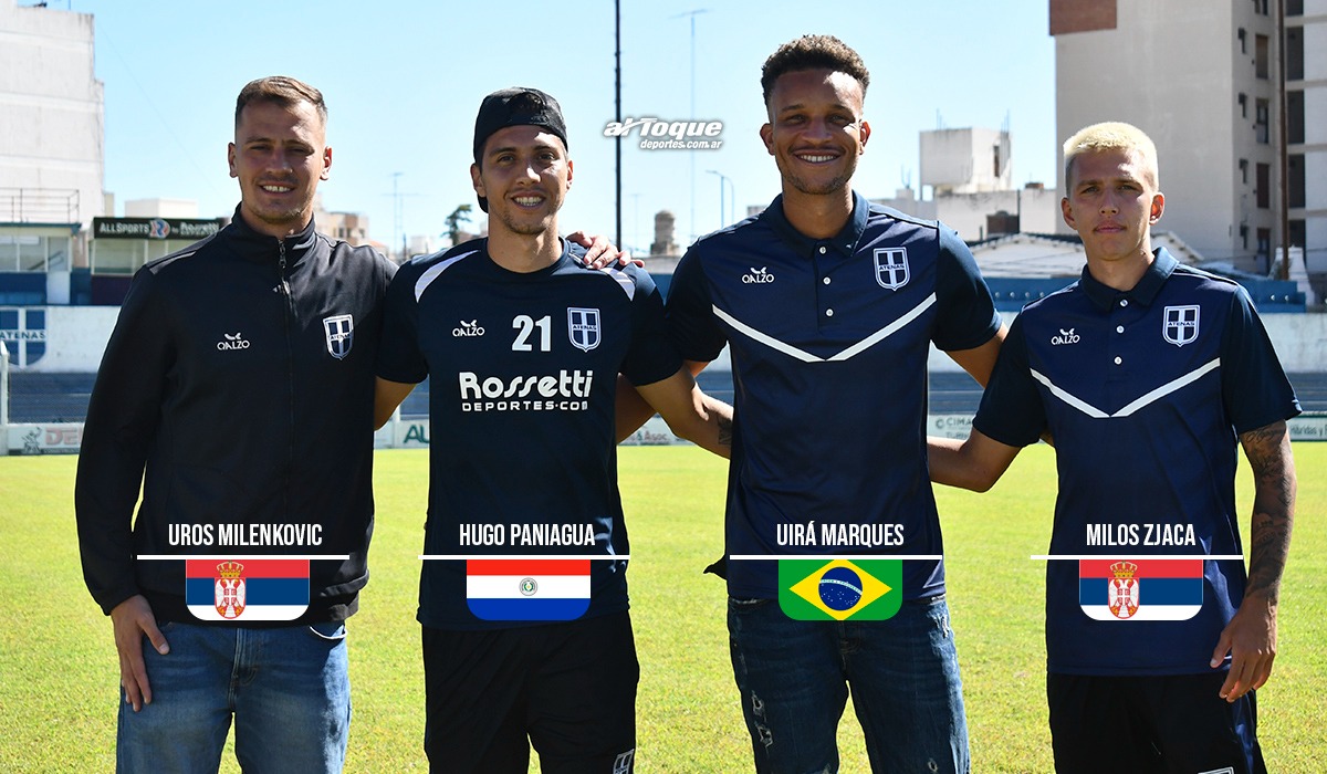 Dos serbios, un paraguayo y un brasileño son parte del plantel del “albo” de cara a la temporada 2024.
