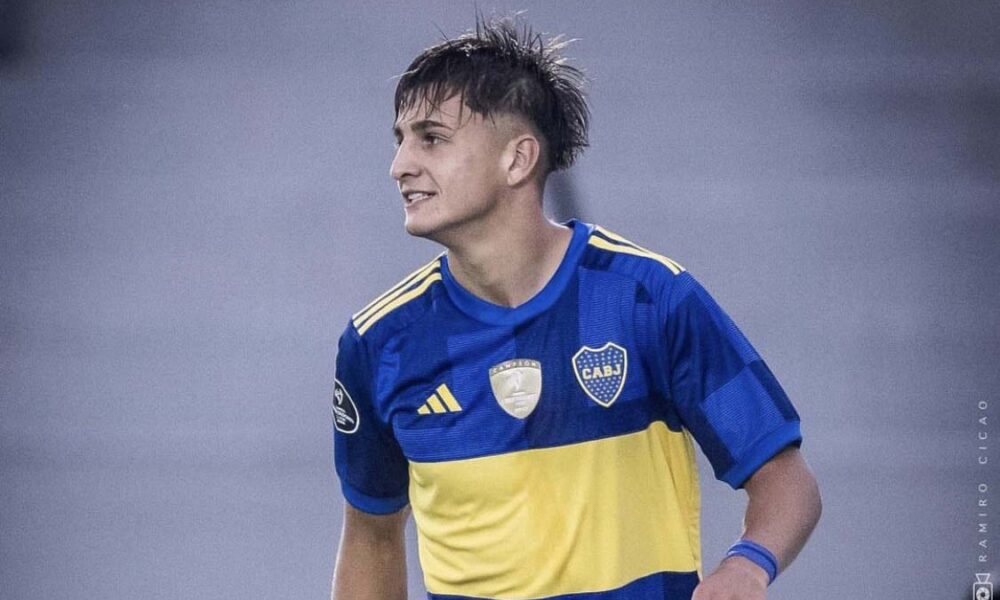 Iker Zufiaurre firmó su primer contrato profesional con Boca.
