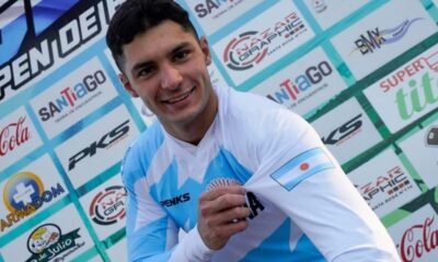 Federico Capello se coronó campeón argentino de BMX.