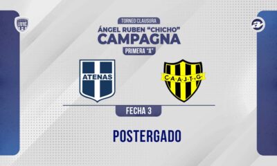 Se postergó el partido que cerraba la tercera fecha del Clausura.