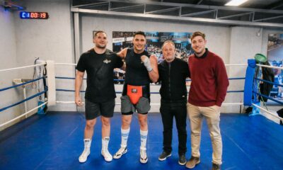 Campamento de Boxeo: Emiliano Sordi entrenó en el Centro 11.