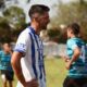 Guillermo Alcoba marcó su primer gol tras dejar el arco y volver a jugar como delantero.