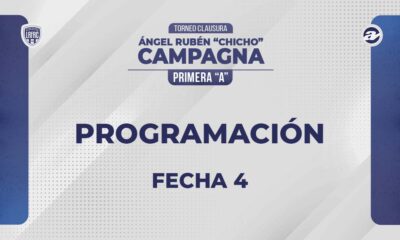 Viernes, domingo y lunes para la cuarta fecha del Clausura.