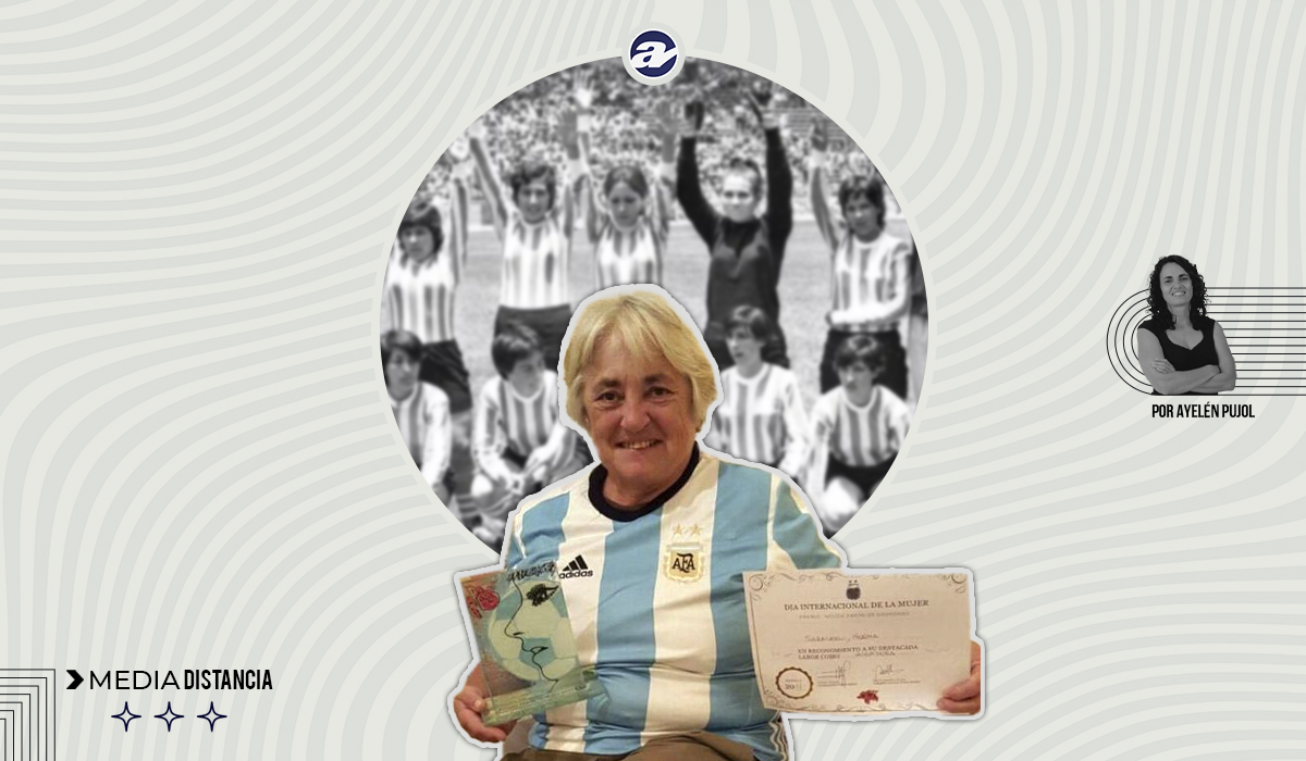 Un puente entre el fútbol femenino de ayer y el de hoy: el emotivo recuerdo a Norma Saralegui.