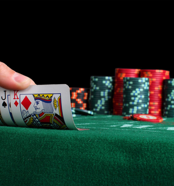 Fotografía de partida de poker