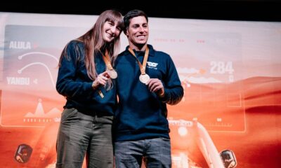 Valentina Pertegarini desde Barcelona, junto a Nicolás Cavigliasso esperan el inicio del Dakar 2025.