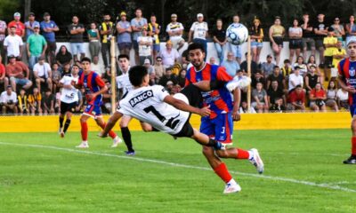 La pirueta de Del Sole en el golazo ante San Lorenzo de Alem.