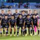 La formación inicial de Estudiantes ante San Telmo.