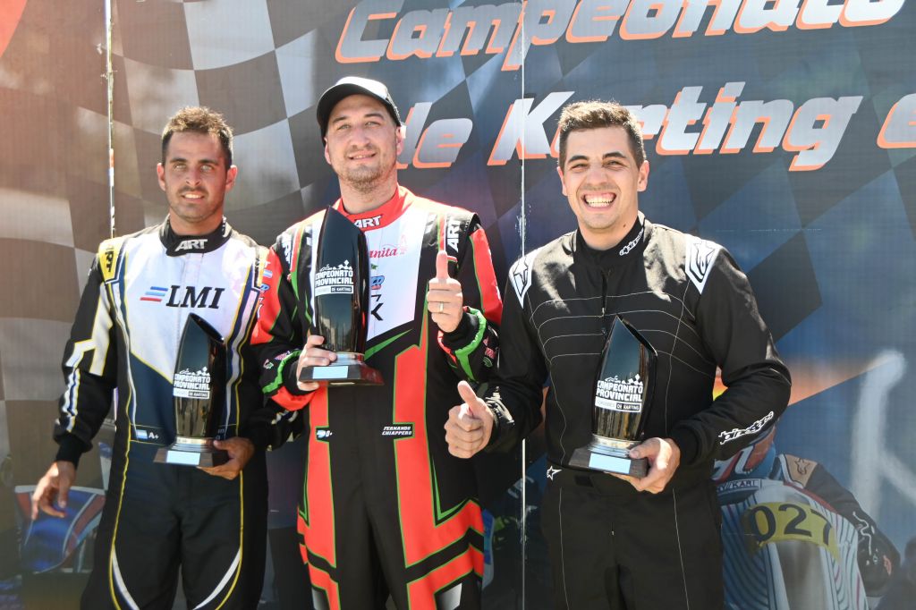 El riocuartense Fernado Chiapero consiguió el único triunfo local en la primera fecha del Torneo Provincial de Karting sobre Asfalto corrida el pasado sábado en el Kartódromo Parque Ciudad de Río Cuarto.