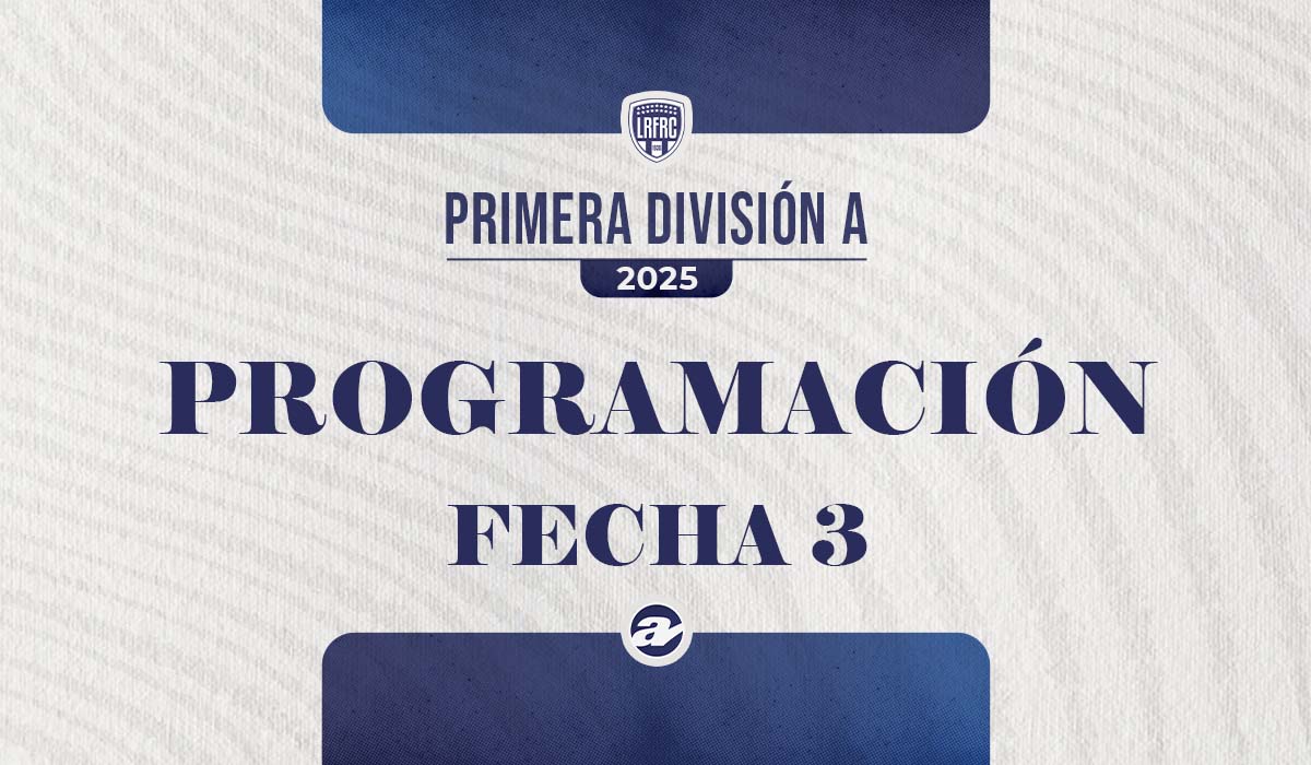 La fecha 3 del Torneo Apertura se desdoblará en tres días. La actividad comenzará en la tarde dominical, se extenderá el lunes feriado y se bajará el telón en Coronel Moldes. Repasá la programación completa.