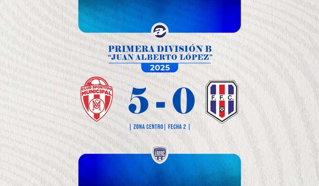 Municipal se recuperó con goleada.