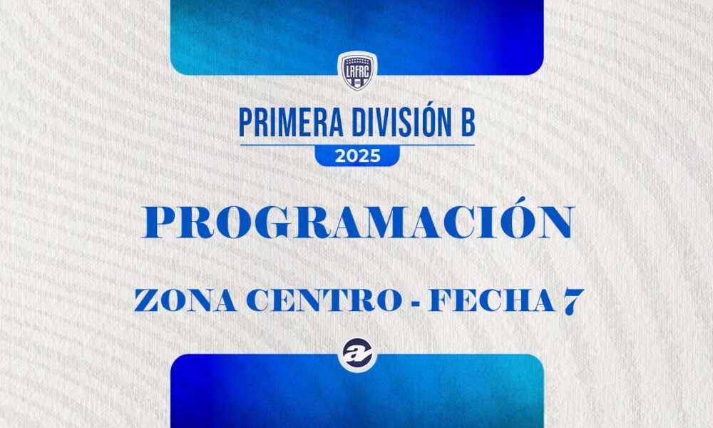 El programa para la séptima fecha de la Zona Centro de Primera B.
