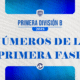 Los números de la primera fase del ascenso.
