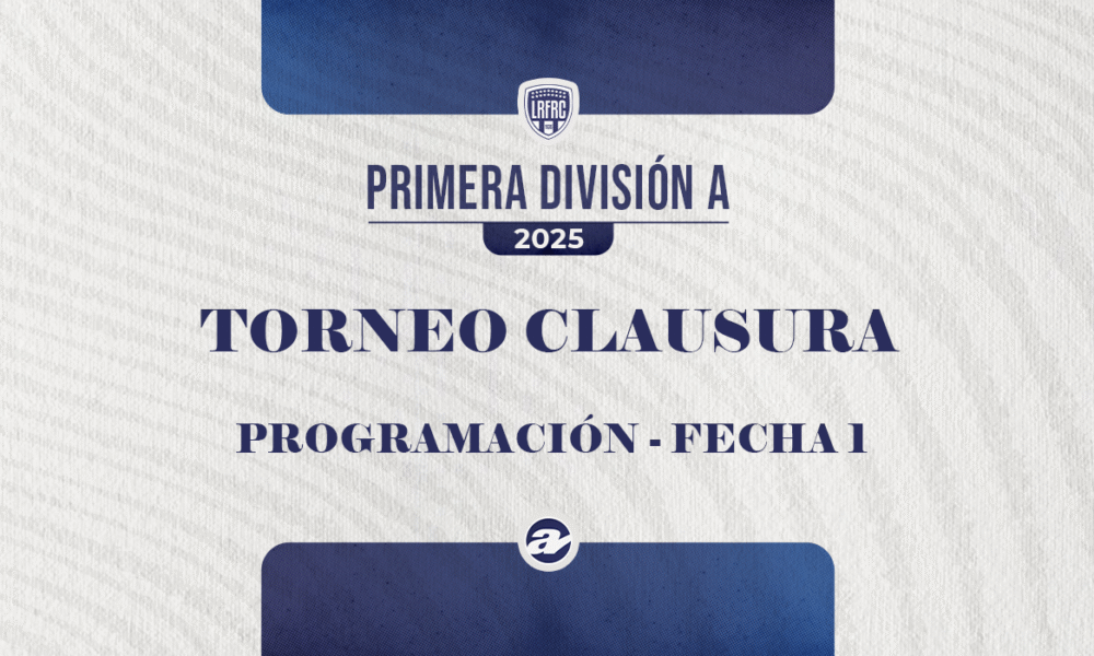Inicia el Torneo Clausura: así se juega la primera fecha.
