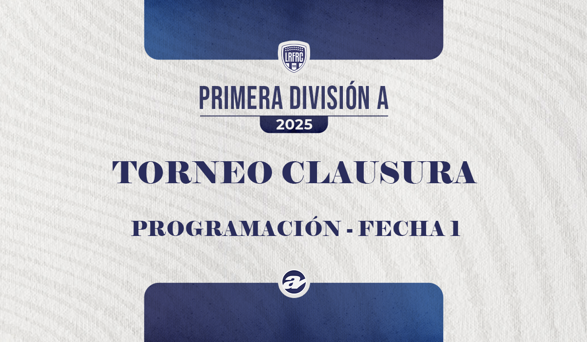 Inicia el Torneo Clausura: así se juega la primera fecha.